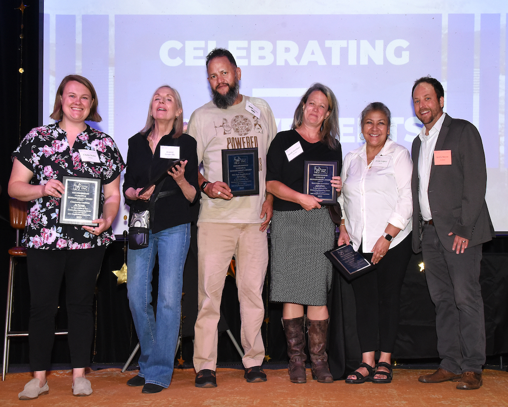 West Colfax, Villa Park, Sun Valley, Barnum, Barnum West and Valverde neighborhoods honored for their work on the city’s West Area Plan. Photo by Bernard Grant